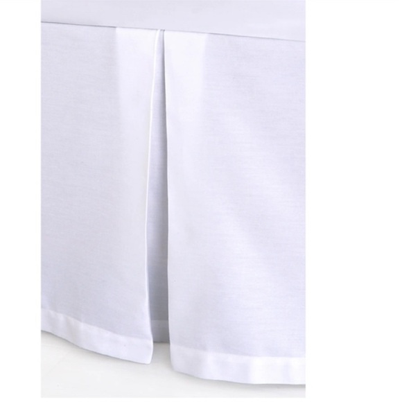 NWT TRINA TURK Queen White Pleated Bedskirt 15” Drop Length 100% Cotton - Picture 4 of 9
